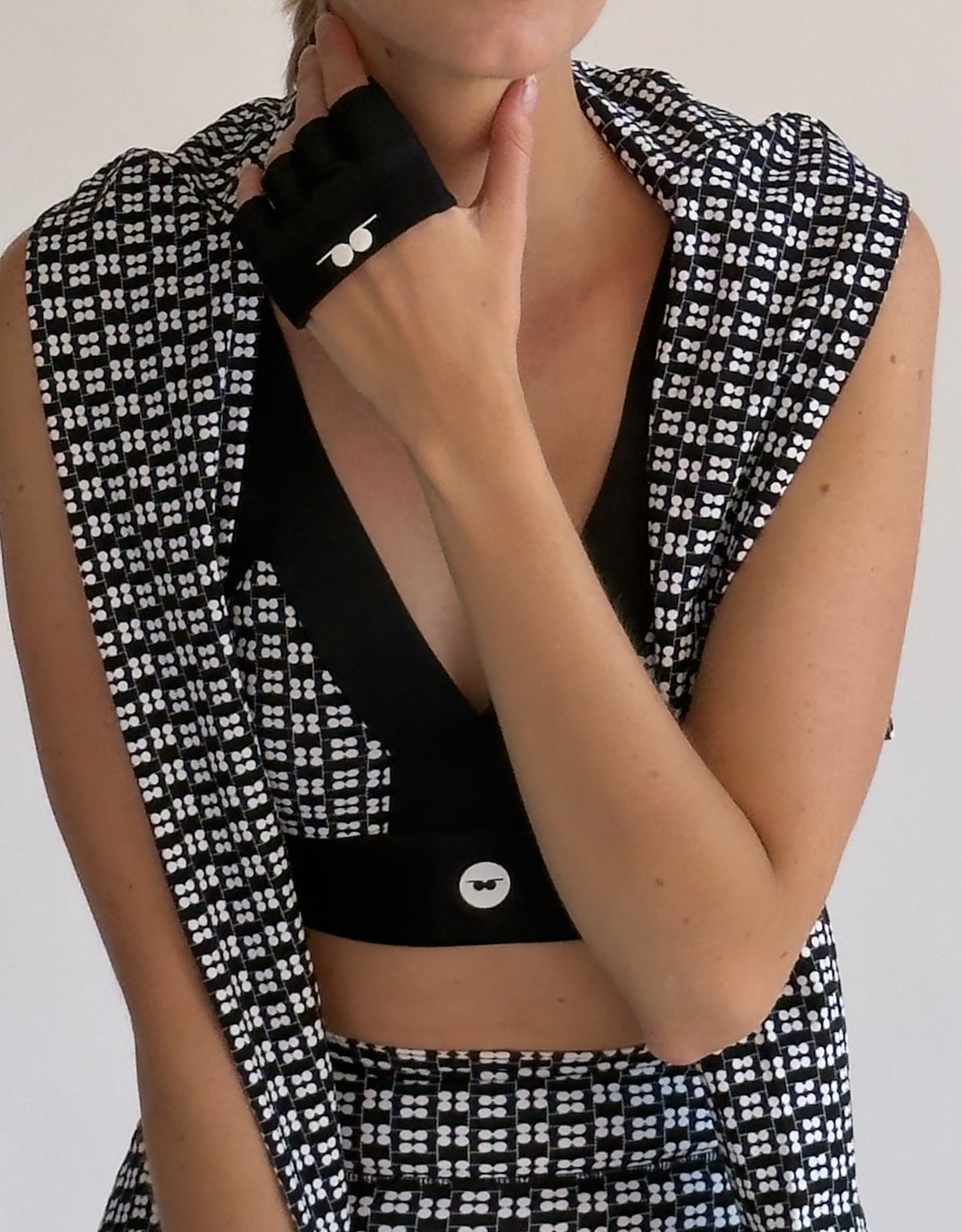 Barbara Monogram Sports Bra