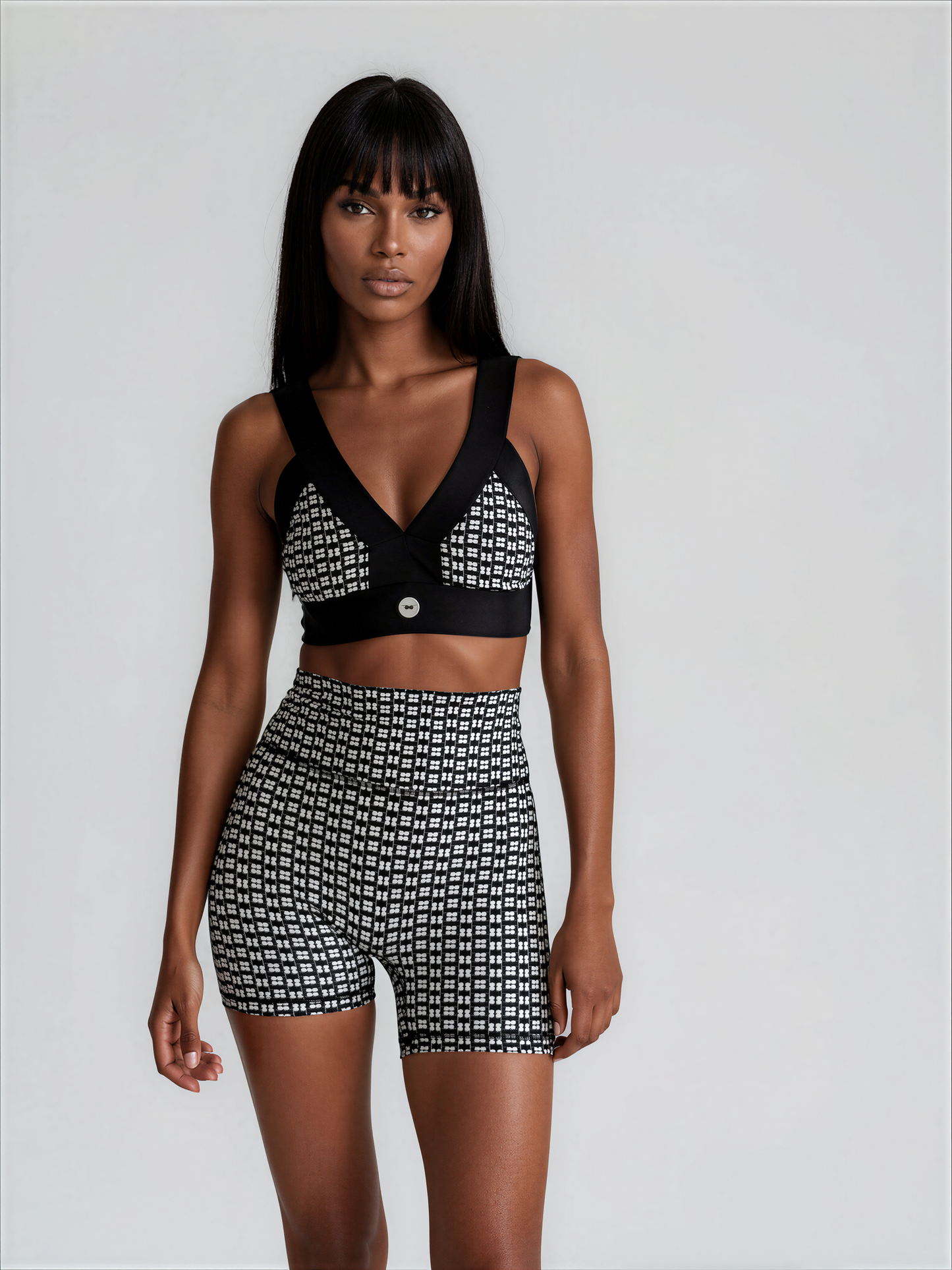 Barbara Monogram Sports Bra