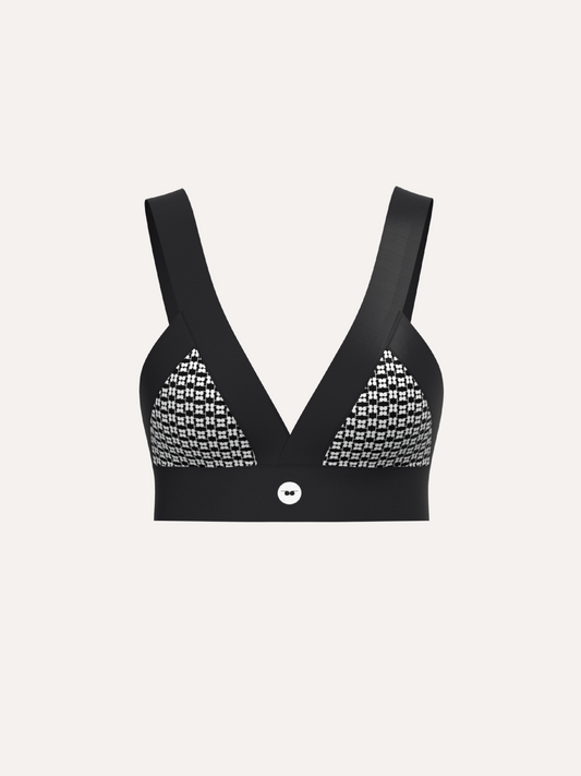 BARBARA MONOGRAM Sports Bra